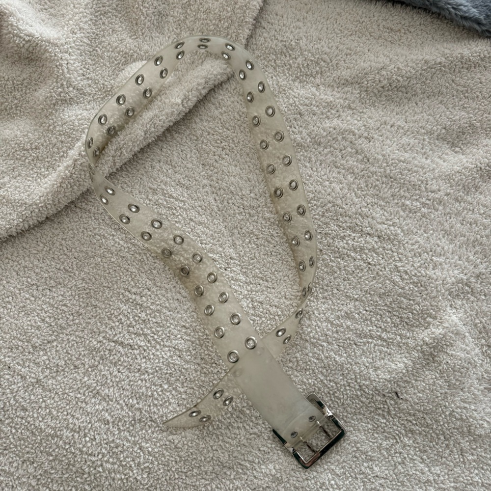 clear belt